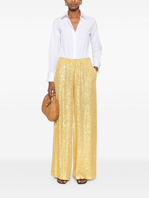 Norma Kamali Norma Kamali Trousers Yellow