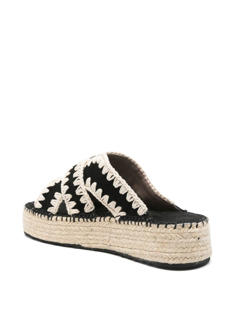 Mou Mou Sandals Black