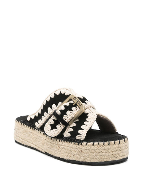 Mou Mou Sandals Black