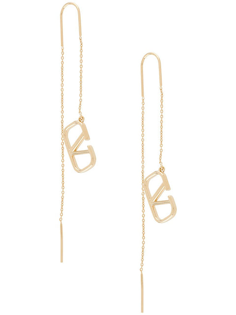 Valentino Garavani Valentino Garavani Vlogo pendant earrings
