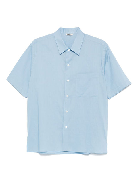 Auralee AURALEE Shirts Clear Blue