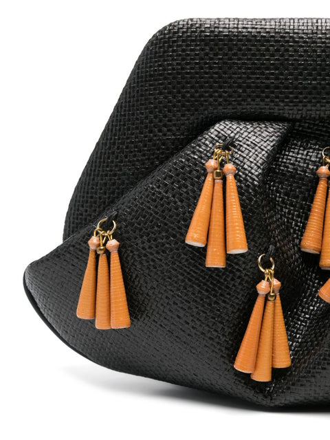 Themoire' Themoire' Themoirè Emera Fringed Clutch Bag