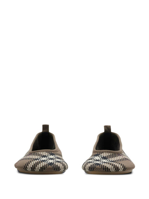 Burberry Burberry checkered Ballerina in jacquard