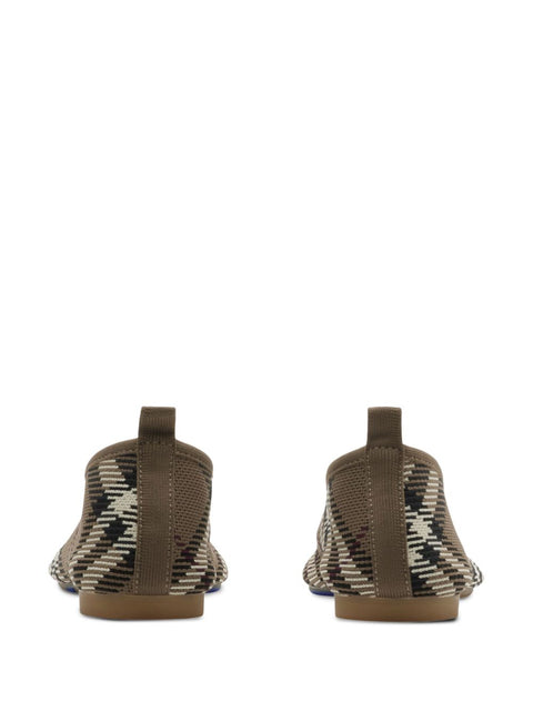 Burberry Burberry checkered Ballerina in jacquard