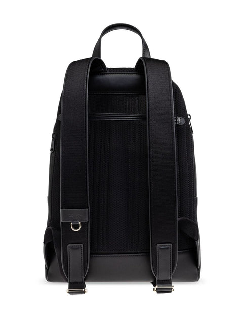 Paul Smith Paul Smith Signature Stripe leather backpack