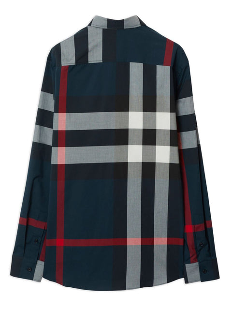 Burberry Burberry Shirts Blue