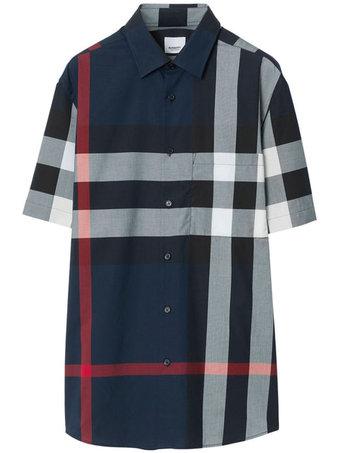 Burberry Burberry Shirts Blue