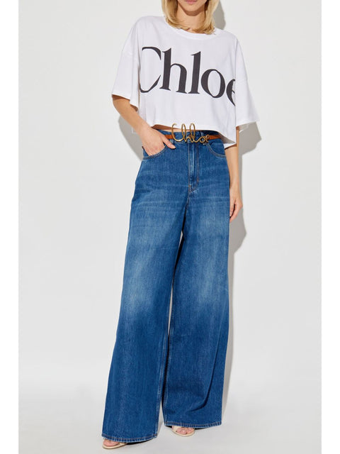 Chloè Chloè T-shirts and Polos White