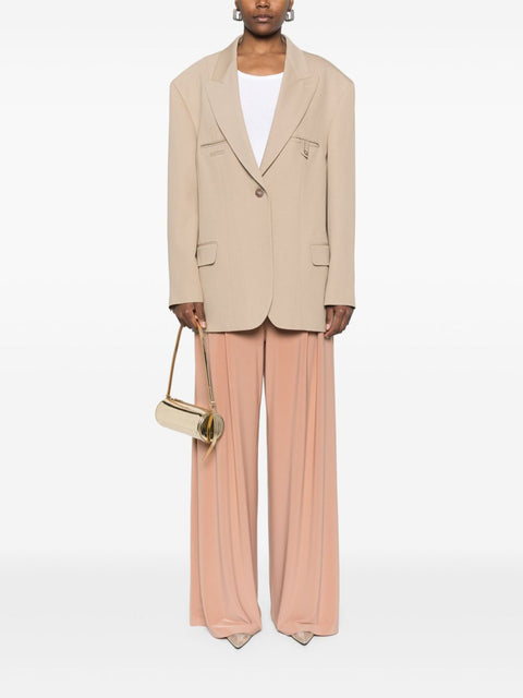 Norma Kamali Norma Kamali Trousers Beige