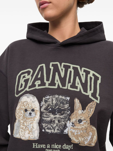 Ganni GANNI Sweaters Grey