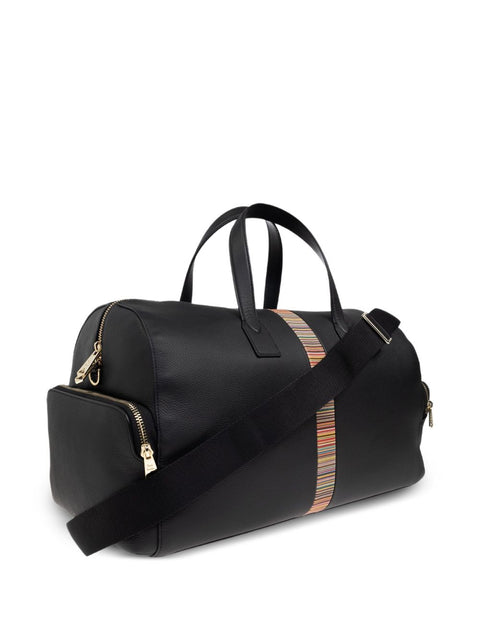 Paul Smith Paul Smith Leather 'Signature Stripe' Trim Holdall