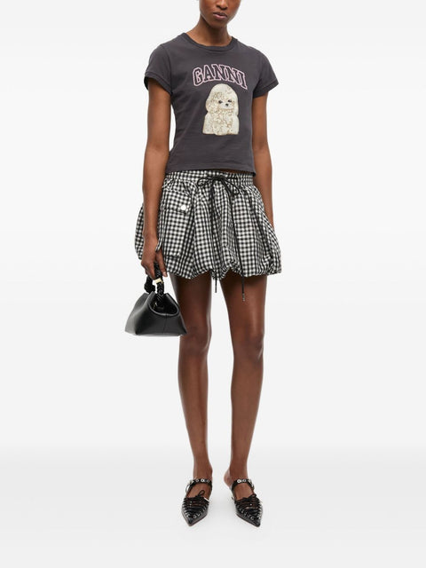 Ganni GANNI T-shirts and Polos Grey