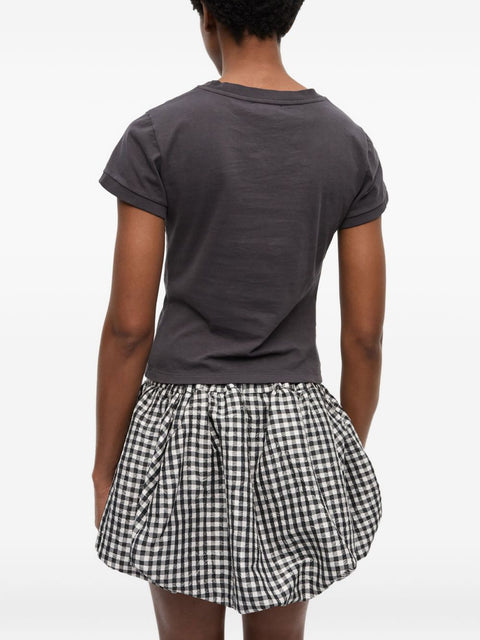 Ganni GANNI T-shirts and Polos Grey