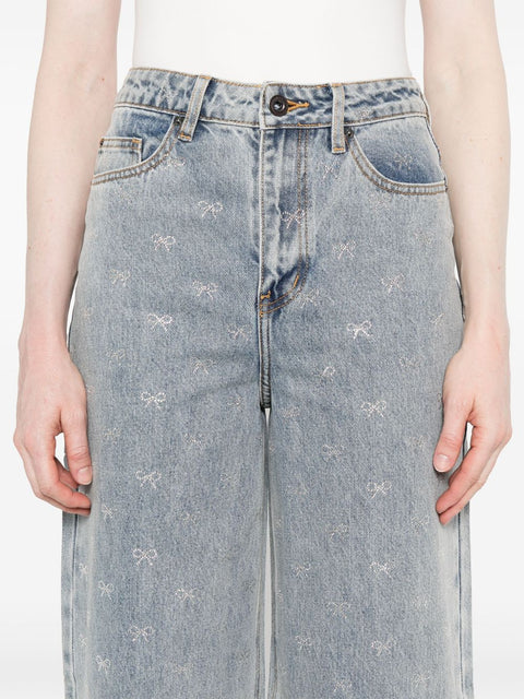 Self-Portrait Self-portrait Jeans Clear Blue