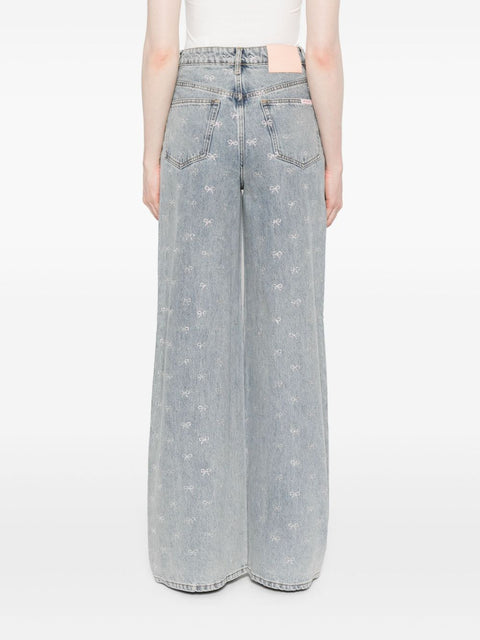Self-Portrait Self-portrait Jeans Clear Blue