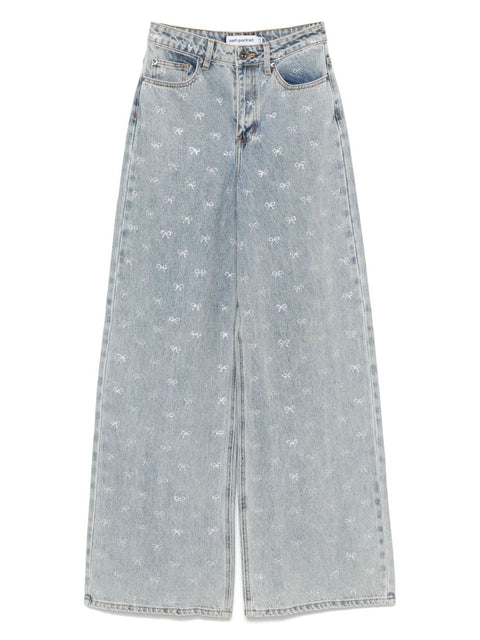 Self-Portrait Self-portrait Jeans Clear Blue