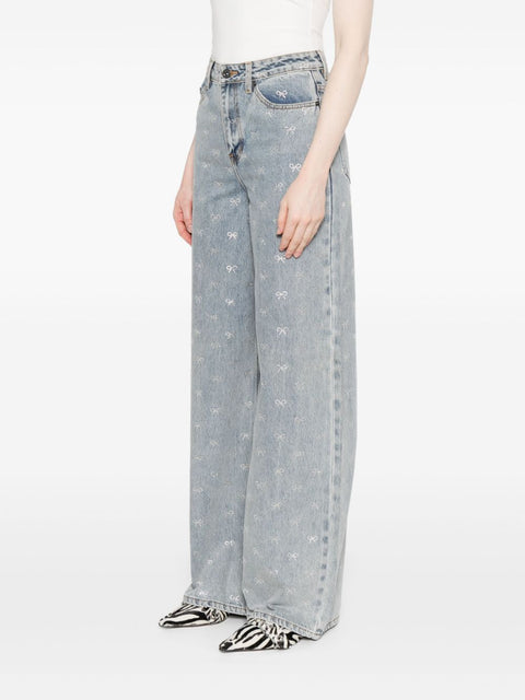 Self-Portrait Self-portrait Jeans Clear Blue