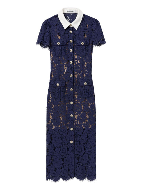 Self-Portrait Self-portrait Dresses Blue