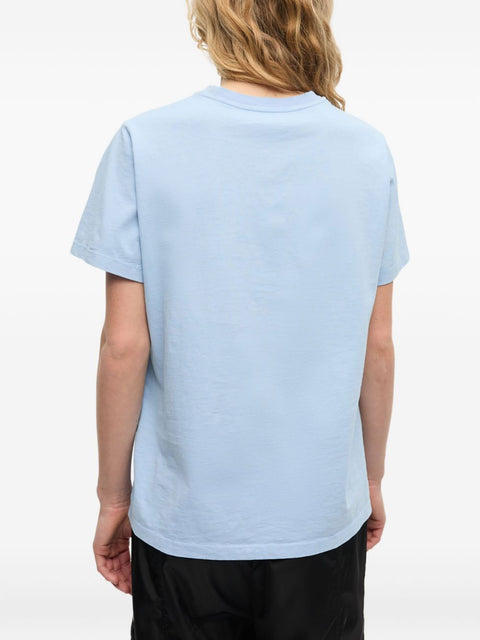 Ganni GANNI T-shirts and Polos Clear Blue
