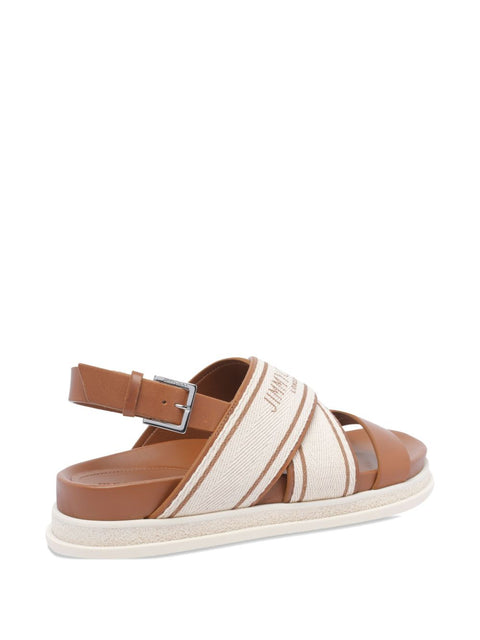 Jimmy Choo Jimmy Choo Sandals Leather Brown
