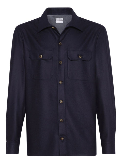 Brunello Cucinelli Brunello Cucinelli Shirts Blue