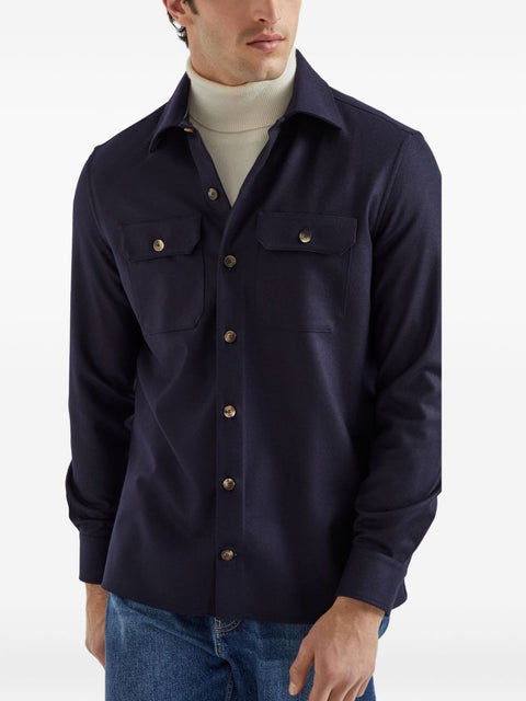 Brunello Cucinelli Brunello Cucinelli Shirts Blue