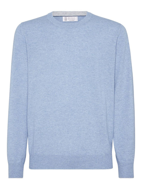 Brunello Cucinelli Brunello Cucinelli Sweaters Clear Blue