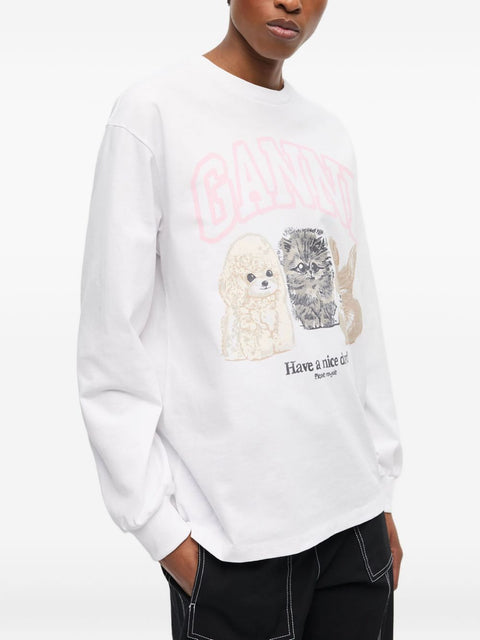 Ganni GANNI Sweaters White