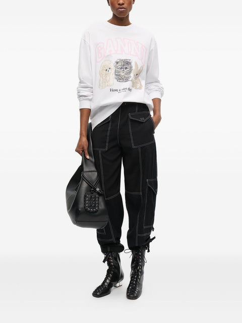 Ganni GANNI Sweaters White