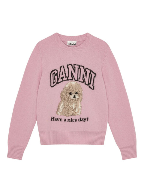 Ganni GANNI Sweaters Pink