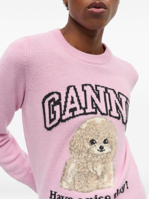 Ganni GANNI Sweaters Pink