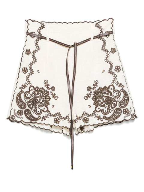 Zimmermann Zimmermann Shorts Ivory