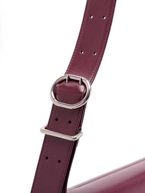 Jil Sander Jil Sander Cannolo small leather shoulder bag