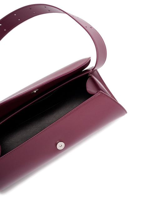Jil Sander Jil Sander Cannolo small leather shoulder bag