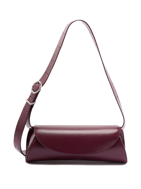 Jil Sander Jil Sander Cannolo small leather shoulder bag