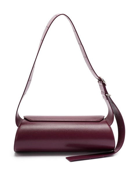 Jil Sander Jil Sander Cannolo small leather shoulder bag