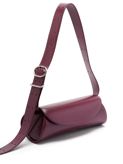 Jil Sander Jil Sander Cannolo small leather shoulder bag