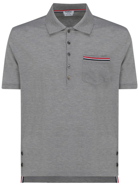 Thom Browne Thom Browne T-shirts and Polos Light Grey