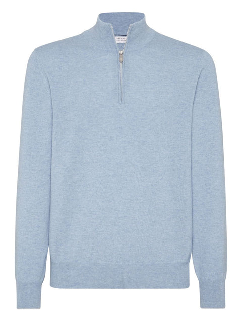 Brunello Cucinelli Brunello Cucinelli Sweaters Clear Blue