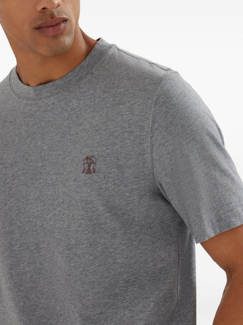 Brunello Cucinelli Brunello Cucinelli T-shirts and Polos Grey