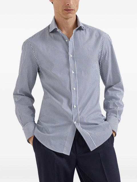 Brunello Cucinelli Brunello Cucinelli Shirts Blue