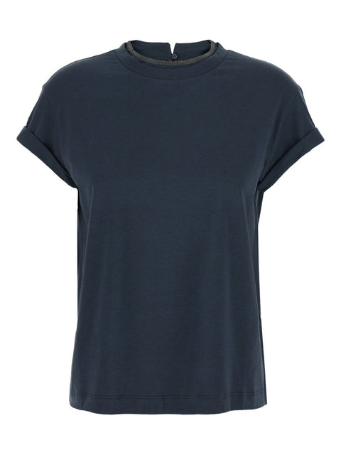 Brunello Cucinelli Brunello Cucinelli T-shirts and Polos Blue