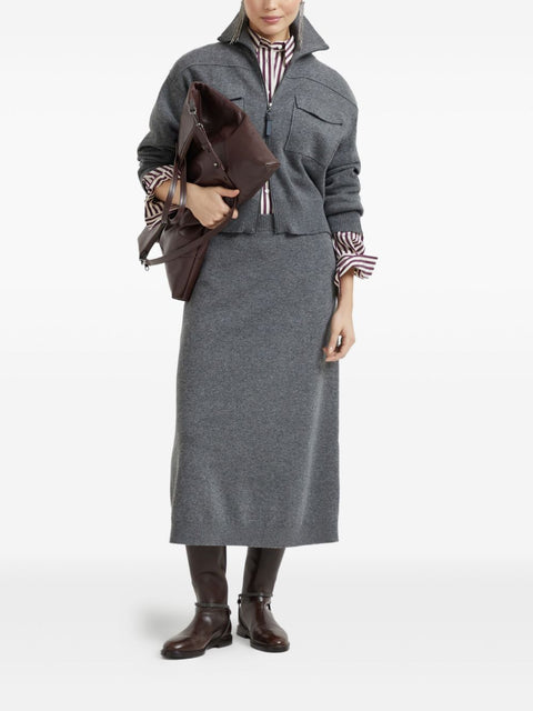 Brunello Cucinelli Brunello Cucinelli Skirts Grey