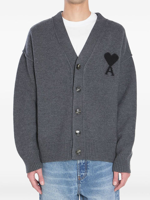 Ami Paris Ami Paris Sweaters Grey