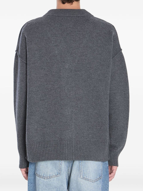 Ami Paris Ami Paris Sweaters Grey