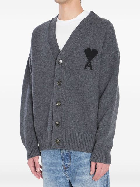 Ami Paris Ami Paris Sweaters Grey