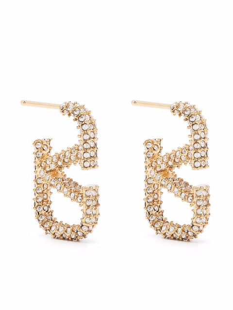 Valentino Garavani Valentino Garavani VLogo Signature strass earrings