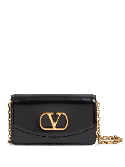 Valentino Garavani Valentino Garavani Vain small leather clutch