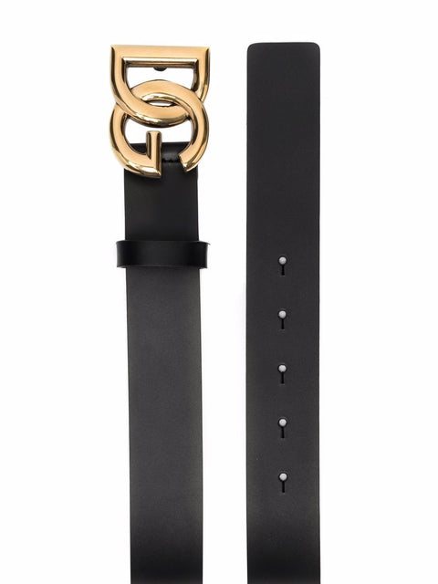 Dolce & Gabbana Dolce & Gabbana DG Logo leather belt