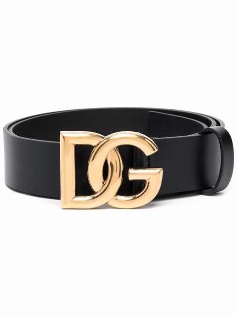 Dolce & Gabbana Dolce & Gabbana DG Logo leather belt